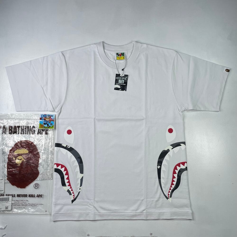 BAPE City Camo Side Shark T-Shirt Size S